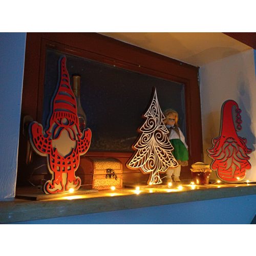 Karácsonyi dekoráció szett kis háztartásokhoz